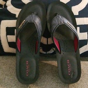 Coach flip flops